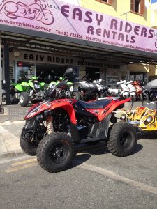 Easy Riders Rentals shop and vehicles Ayia Napa