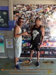 Wiley & Marcus Nasty at Easy Riders Rentals, Ayia Napa Cyprus