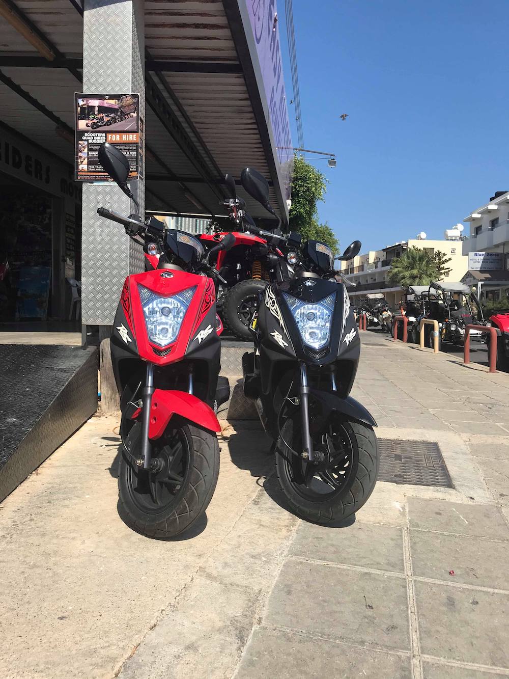 Kymco Agility 80cc For Rent in Ayia Napa